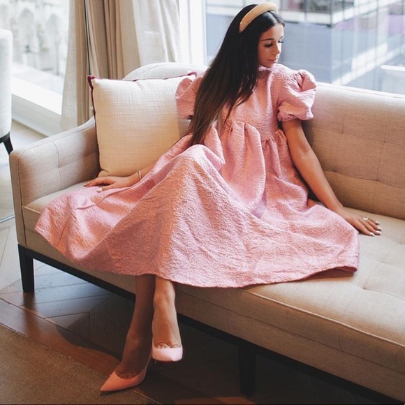 Sister Jane 👑 highness jacquard baby doll dress